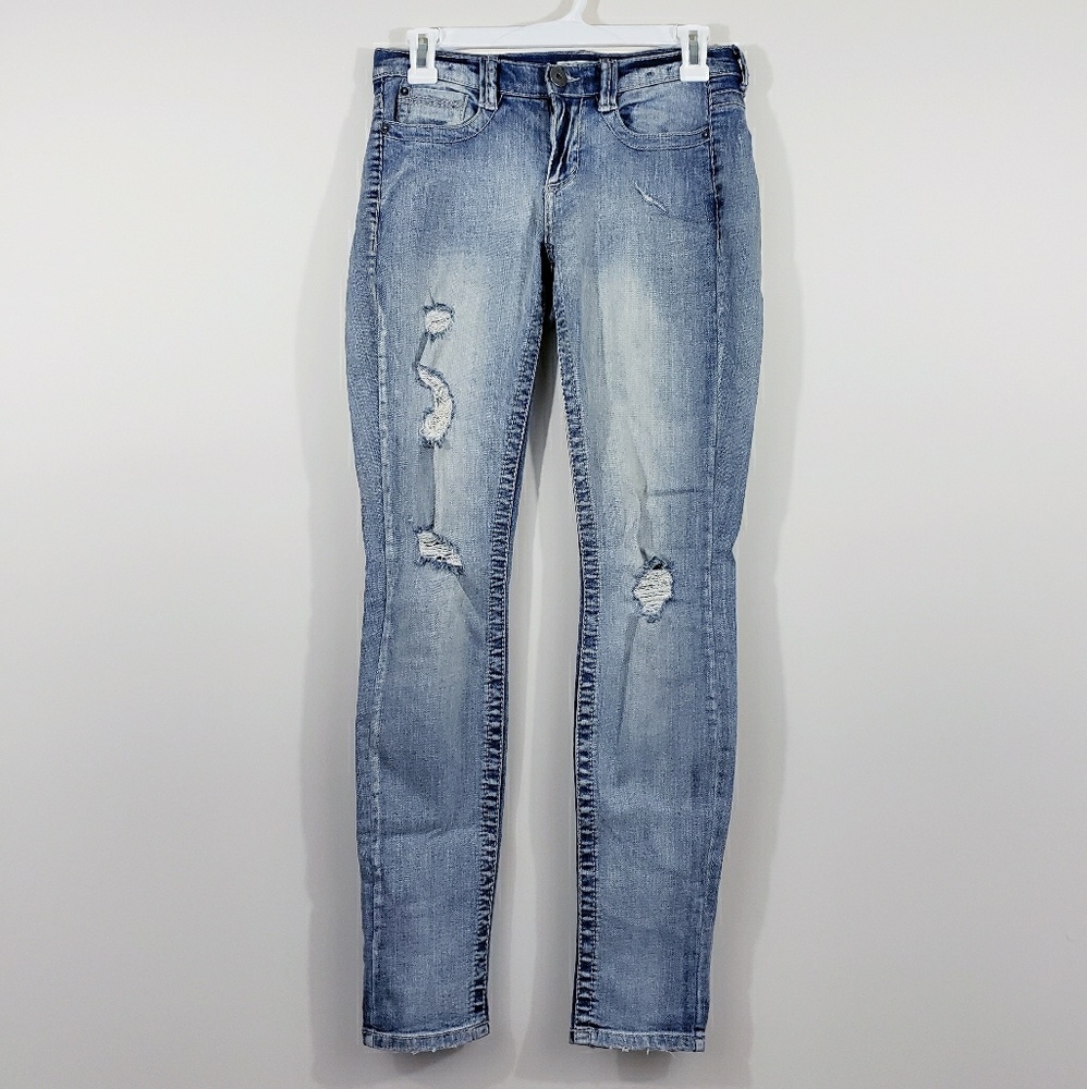 Juniors Distressed Jean Pants